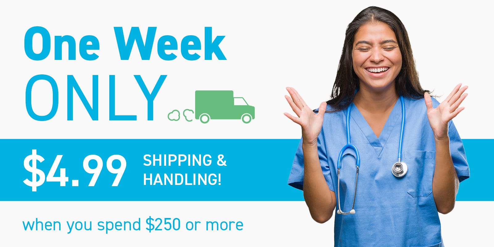 One Week Only: $4.99 Shipping & Handling