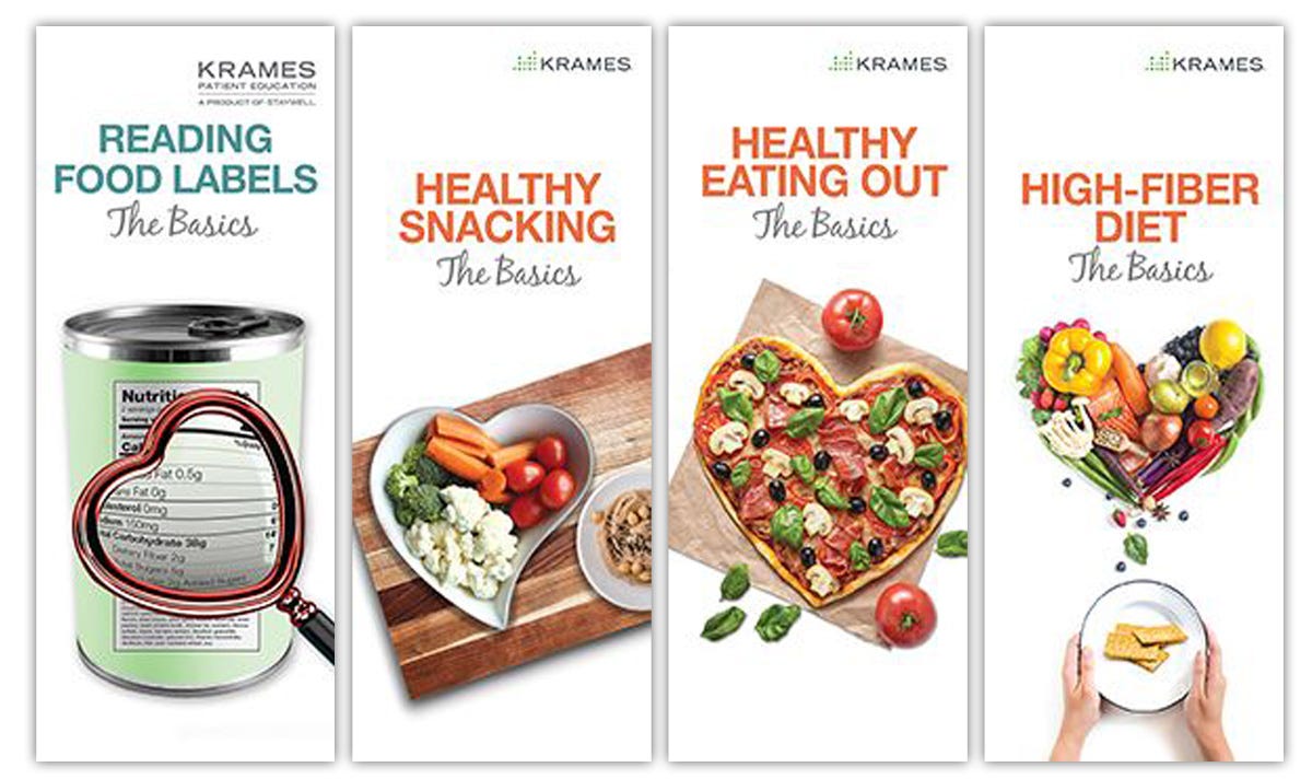 Reading Food Labels: The Basics  Healthy Snacking: The Basics Healthy Eating Out: The Basics High-Fiber Diet: The Basics